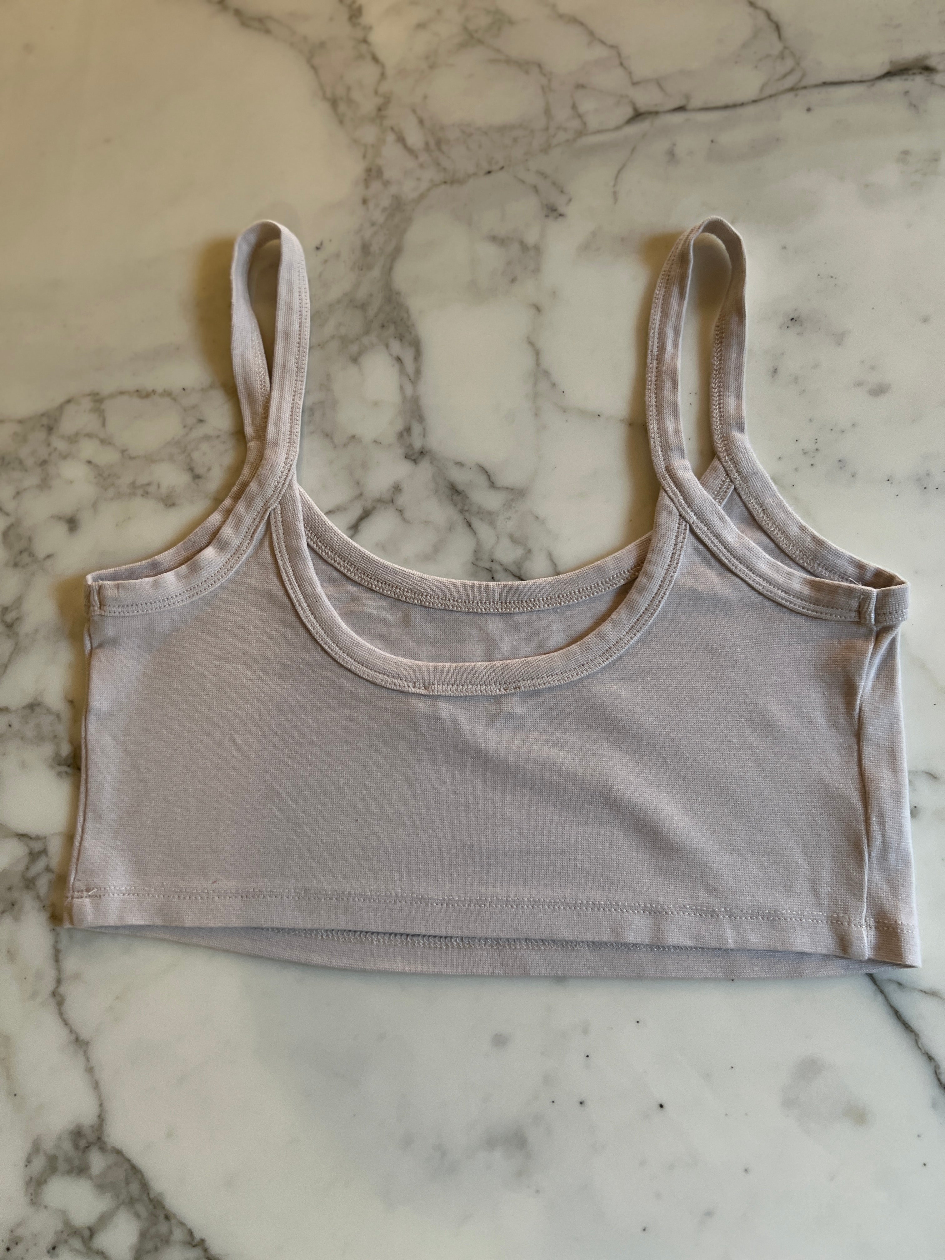 Malika Menard Top beige Bershka