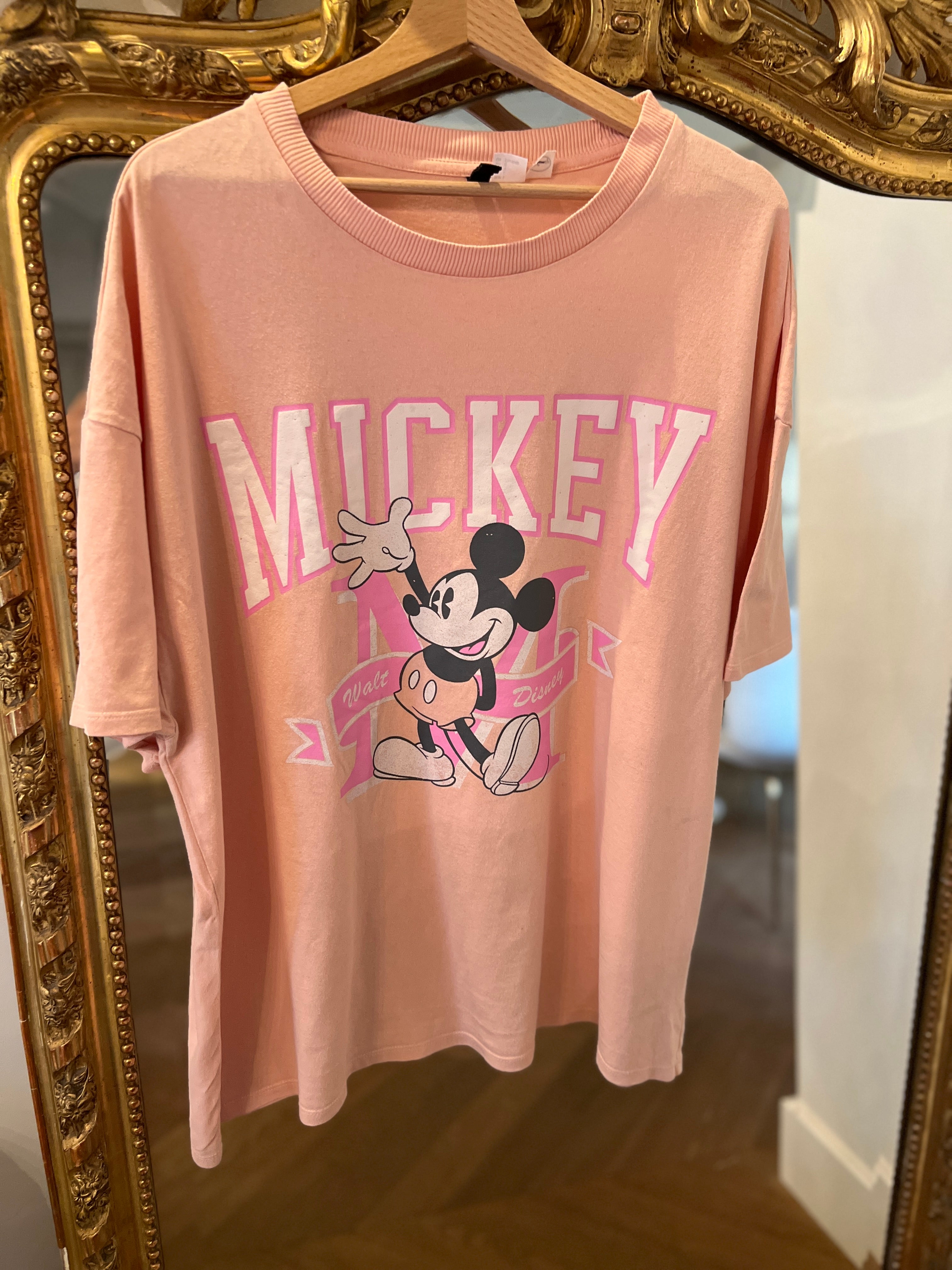 Malika Menard T-shirt oversize imprimé Mickey disney