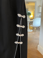 Charger l'image dans la galerie, Flora Coquerel - Saulee Robe Neuve noire Irissa perles T.36
