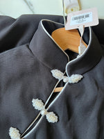 Charger l'image dans la galerie, Flora Coquerel - Saulee Robe Neuve noire Irissa perles T.36
