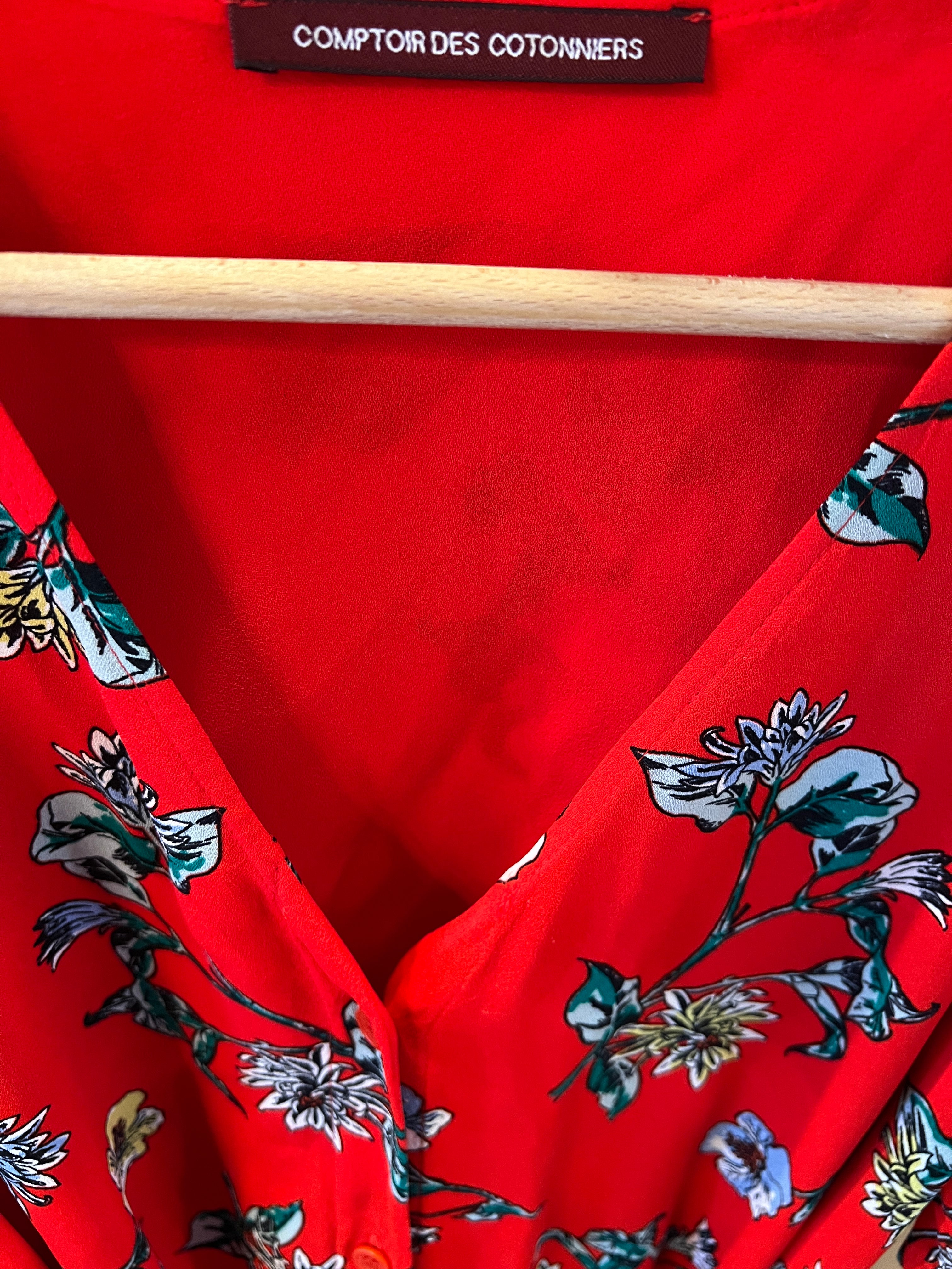 Robe Comptoir des Cotonniers Rouge