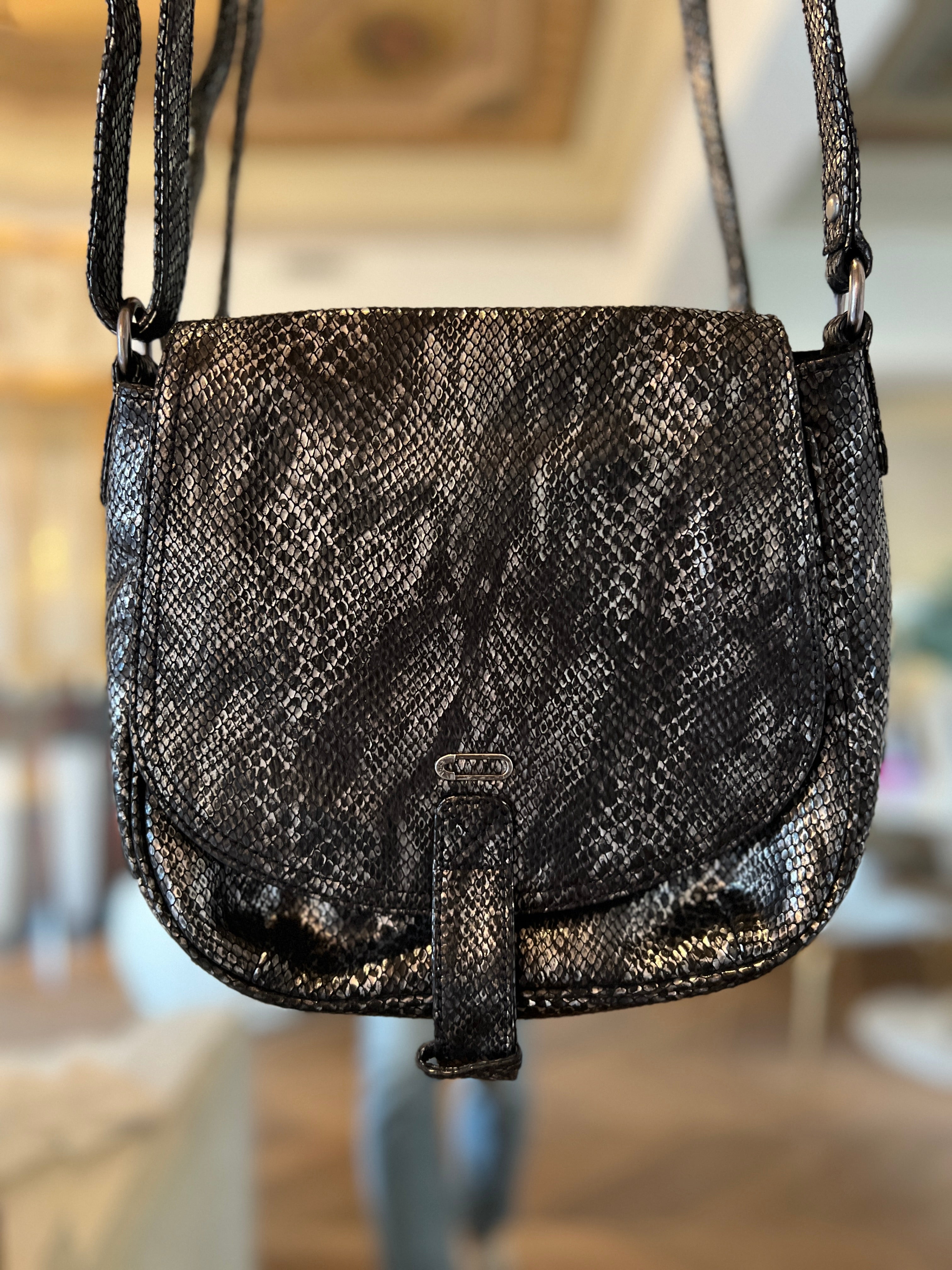 Marine Lorphelin Sac besace IKKS effet serpent