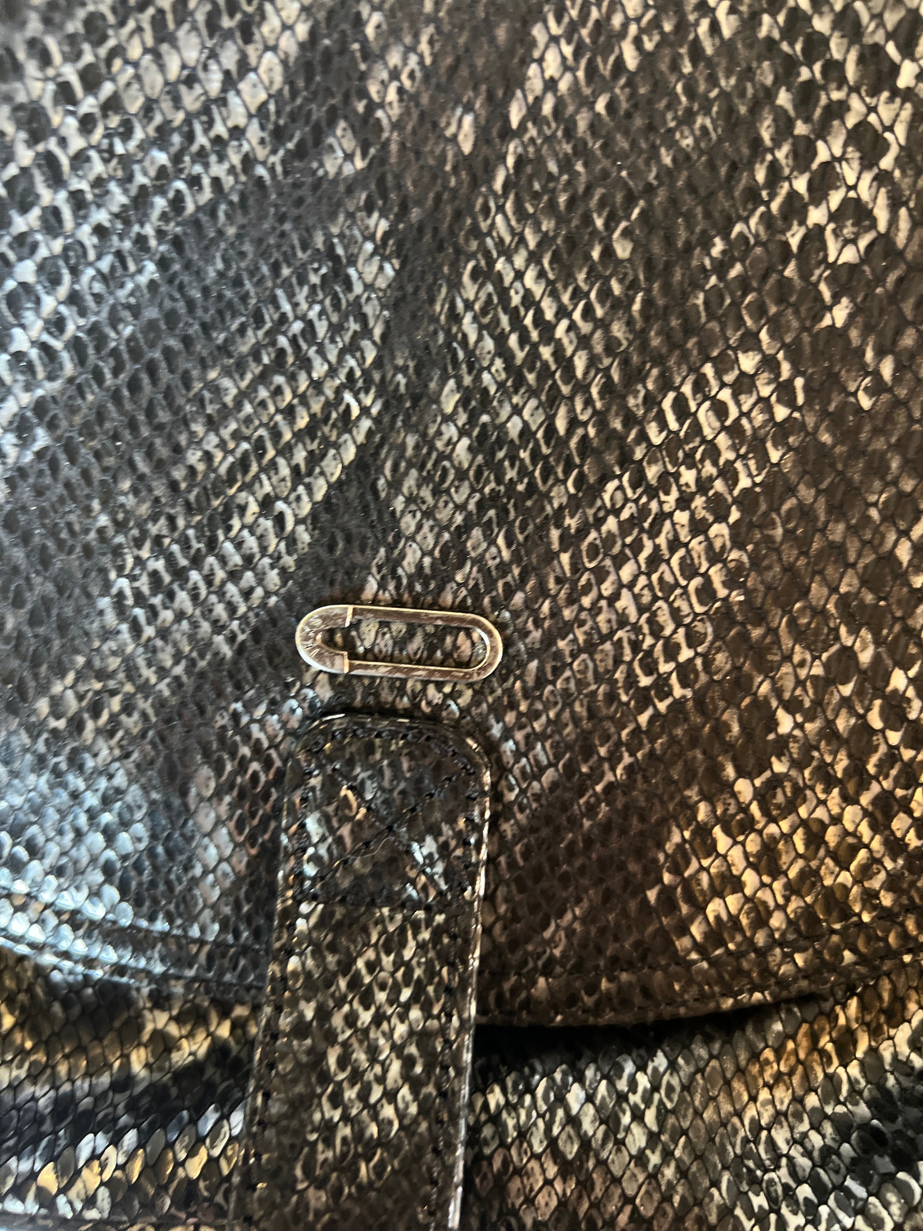 Marine Lorphelin Sac besace IKKS effet serpent