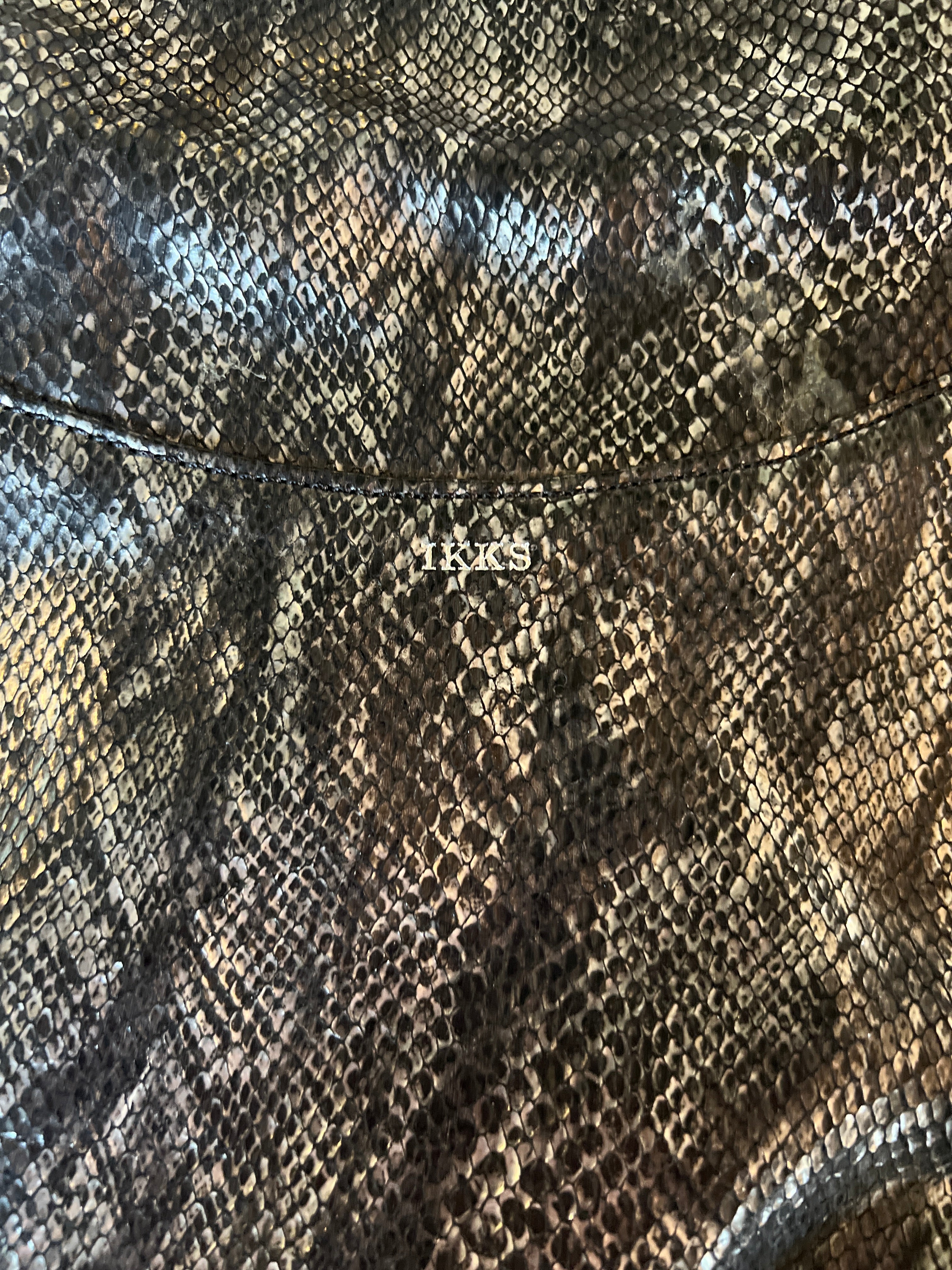 Marine Lorphelin Sac besace IKKS effet serpent