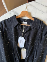 Charger l'image dans la galerie, Tajine Banane - Robe noire tachetée blanc T.XS
