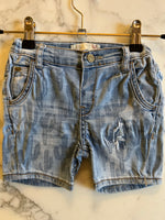 Charger l'image dans la galerie, Lucie Gabossi -Zara Bermuda en jean T.9/12mois
