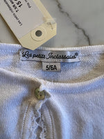 Charger l'image dans la galerie, Lucie Gabossi -Les Petits Inclassables Gilet de céremonie blanc T.5/6 ans
