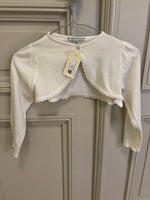 Charger l'image dans la galerie, Lucie Gabossi -Les Petits Inclassables Gilet de céremonie blanc T.5/6 ans
