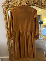 Charger l'image dans la galerie, Tajine Banane  -  Robe chemise d'allaitement camel Neuve T.XS
