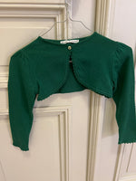 Charger l'image dans la galerie, Lucie Gabossi -Les Petits Inclassables Gilet de céremonie vert sapin T.5/6 ans
