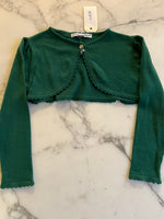 Charger l'image dans la galerie, Lucie Gabossi -Les Petits Inclassables Gilet de céremonie vert sapin T.5/6 ans
