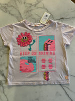 Charger l'image dans la galerie, Lucie Gabossi -Billie Blush T.shirt à fleurs paillettes
