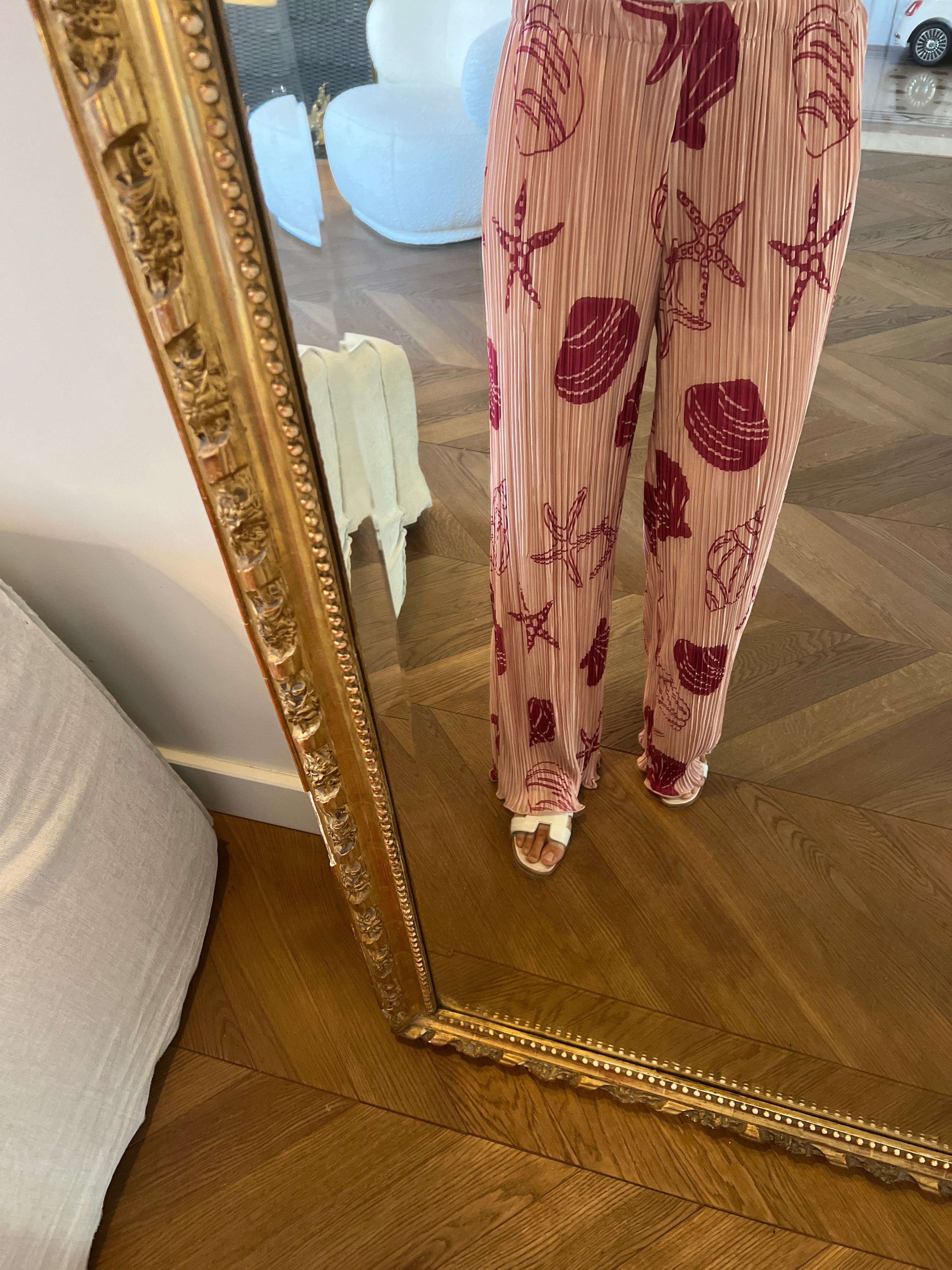 Malika Menard Pantalon Bailey Rose plissé