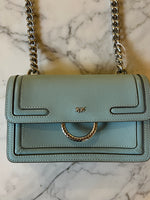Charger l'image dans la galerie, Jade Leboeuf -Pinko Sac Neuf bleu ciel anneau
