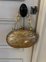 Charger l'image dans la galerie, Jade Leboeuf - Pochette de soirée nacrée beige
