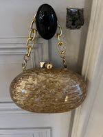 Charger l'image dans la galerie, Jade Leboeuf - Pochette de soirée nacrée beige
