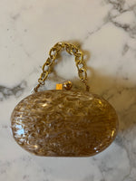 Charger l'image dans la galerie, Jade Leboeuf - Pochette de soirée nacrée beige
