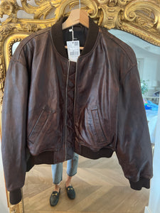 Malika Menard Veste bombers Mango Neuve