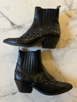 Charger l'image dans la galerie, Jade Leboeuf -Vanessa Wu Bottines noires à clous T.38
