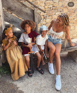 Charger l'image dans la galerie, Lucie Gabossi - Sabo Crop top Sabo blanc bas ajouré
