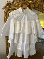 Charger l'image dans la galerie, Lucie Gabossi - Kimpaa Paris Robe blanche courte volants
