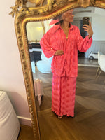 Charger l&#39;image dans la galerie, Malika Menard Ensemble South Beach rose fluo Neuf
