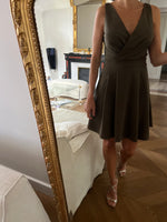 Charger l'image dans la galerie, Marine Lorphelin Robe kaki patineuse
