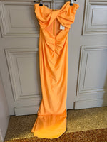 Charger l'image dans la galerie, Lucie Gabossi -Suboo Robe longue bustier orange
