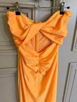 Charger l'image dans la galerie, Lucie Gabossi -Suboo Robe longue bustier orange
