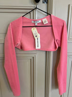 Charger l'image dans la galerie, Lucie Gabossi - Urban Outfitters Gilet court Neuf en velours rose
