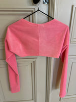 Charger l'image dans la galerie, Lucie Gabossi - Urban Outfitters Gilet court Neuf en velours rose
