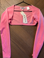 Charger l'image dans la galerie, Lucie Gabossi - Urban Outfitters Gilet court Neuf en velours rose
