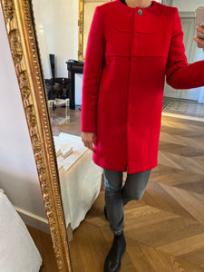 Manteau Tara Jarmon en laine rouge