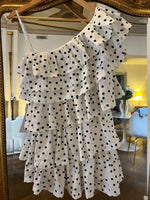 Charger l'image dans la galerie, Larmoiredesoso - Clubl London Robe blanche à pois Neuve T.36
