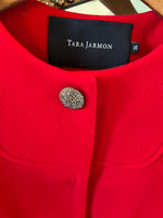Charger l&#39;image dans la galerie, Manteau Tara Jarmon en laine rouge
