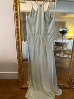 Charger l'image dans la galerie, Lucie Gabossi - Twinset Robe bretelle verte volant Agave Neuf
