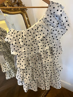 Charger l'image dans la galerie, Larmoiredesoso - Clubl London Robe blanche à pois Neuve T.36
