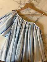 Charger l'image dans la galerie, Marieandmood - Claudie Pierlot Robe large à rayures bleu T.36
