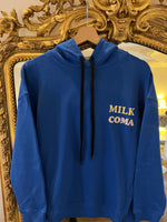 Charger l'image dans la galerie, Ummi Baby - Sweat d'allaitement bleu en coton bio NEUF Milk Coma T.L
