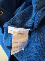 Charger l'image dans la galerie, Ummi Baby - Sweat d'allaitement bleu en coton bio NEUF Milk Coma T.L
