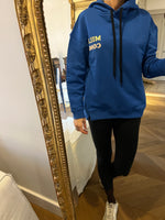 Charger l'image dans la galerie, Ummi Baby - Sweat d'allaitement bleu en coton bio NEUF Milk Coma T.L
