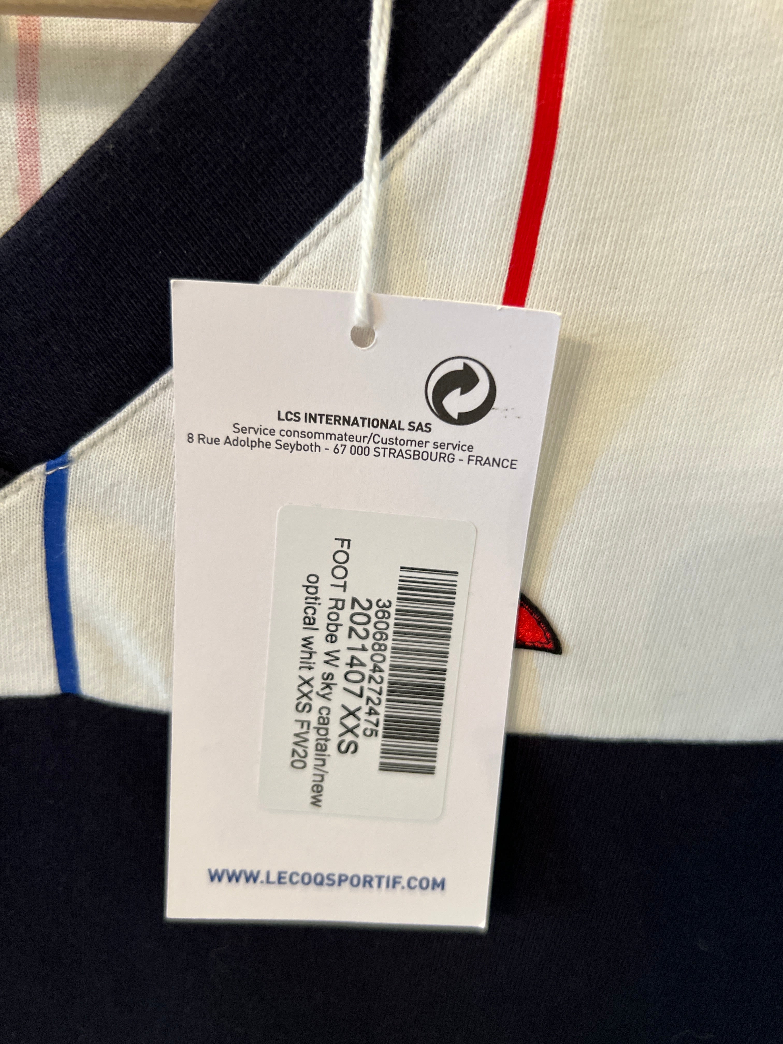 Marine Lorphelin Robe Le Coq Sportif Neuve