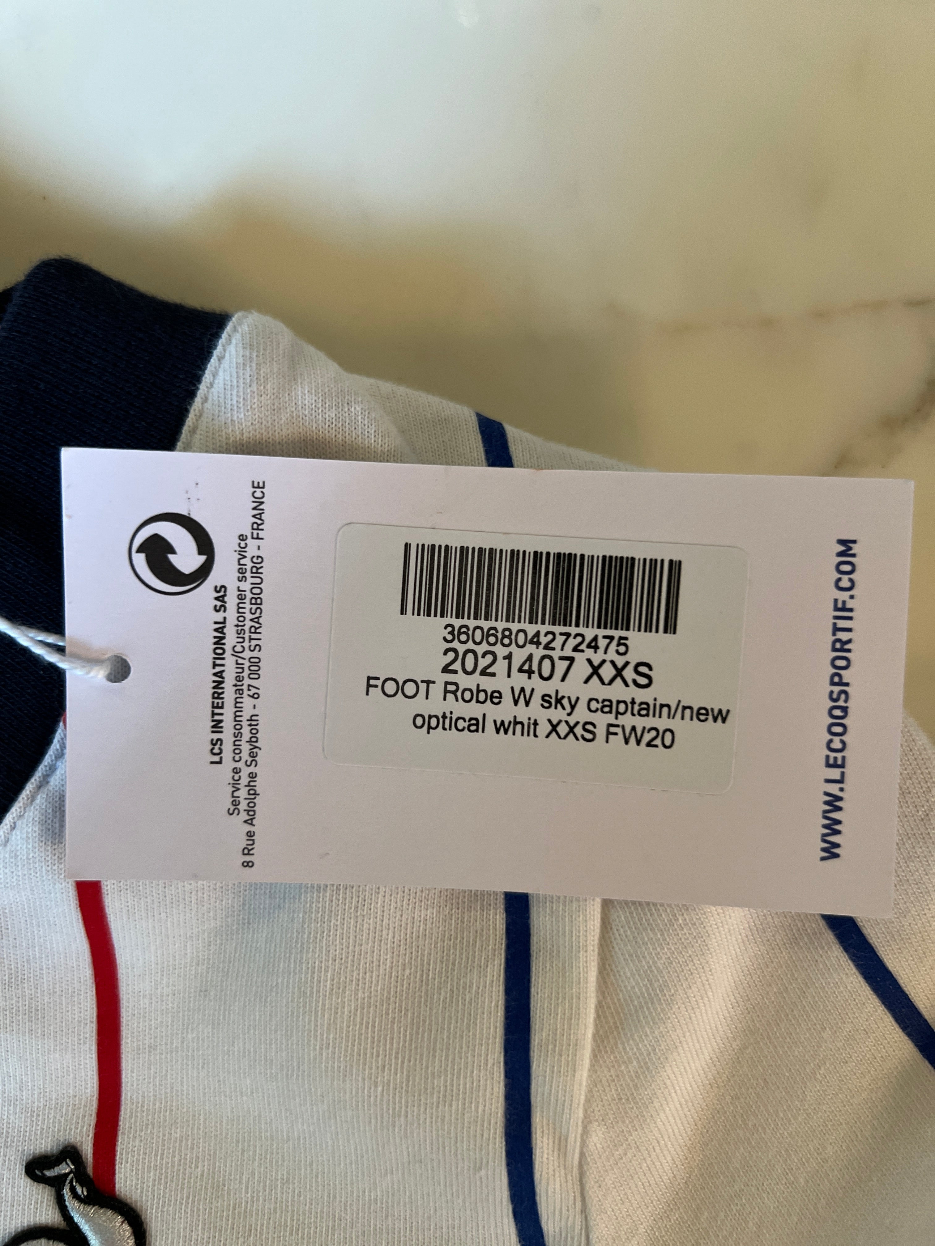 Marine Lorphelin Robe Le Coq Sportif Neuve