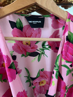 Charger l'image dans la galerie, The Kooples - Robe rose en soie à fleurs
