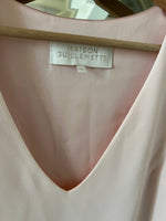 Charger l'image dans la galerie, Maison Guillemette - Robe rose poudré manches irisés
