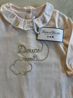Charger l'image dans la galerie, Tartine et Chocolat - Pyjama rose collerette Neuf T.9mois
