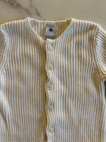 Charger l'image dans la galerie, Petit Bateau - Ensemble Legging et gilet cotelé en laine ecrue T.12 mois
