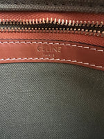Charger l'image dans la galerie, Céline - Cabas en toile kaki et cuir naturel
