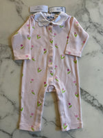 Charger l'image dans la galerie, Jacadi- Pyjama en coton rose fleurs Neuf T.6mois
