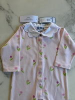 Charger l'image dans la galerie, Jacadi- Pyjama en coton rose fleurs Neuf T.6mois
